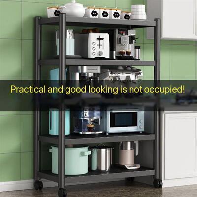 Kitchen Shelf bathroom storage rack Trolley iron shelves架子