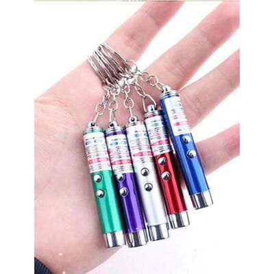 Laser funny cat stick New Cool 2 In1 Red Laser Pointer Pen W