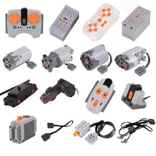 兼容乐糕小积木电机动力马达机械组MOC拼插黑科技玩具零配件套装