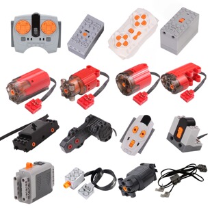 兼容乐糕小积木电机动力马达机械组MOC拼插黑科技玩具零配件套装