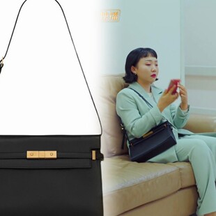桃花坞孟子义李嘉琦同款曼哈顿大容量邮差包凯利包单肩斜挎腋下包