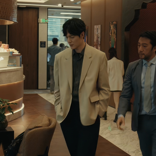 夜色正浓佟大为董越张超同款休闲西装外套西服秋季宽松单西服上衣