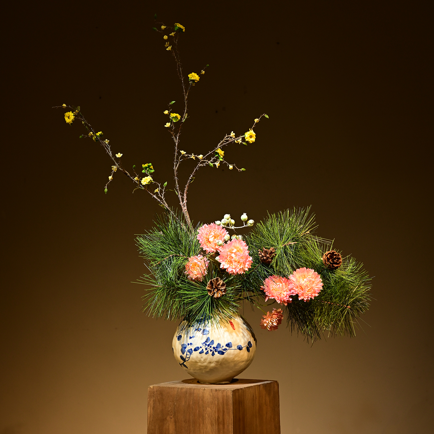 宋代美学陶瓷花瓶插花高级感摆件
