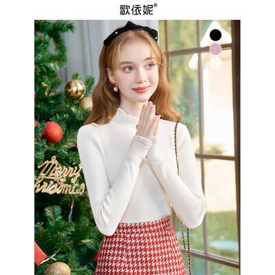 半高领毛衣打底衫女2025