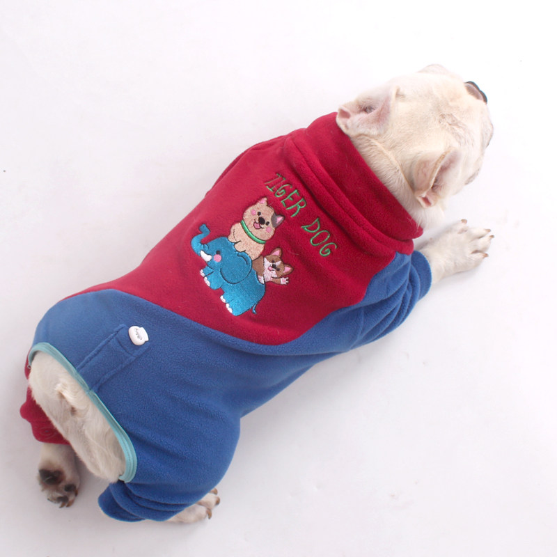 TIGERDOG宠物小狗法斗巴哥短粗胖奥粒绒秋冬款运动四脚包肚衣服装,宠物/宠物食品及用品,狗宠物服装/雨衣,淘宝优惠券,粉丝福利购,淘宝优惠卷