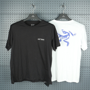 正品现货ARC'TERYX始祖鸟Kragg SL印花模糊鸟圆领户外短袖T恤女款