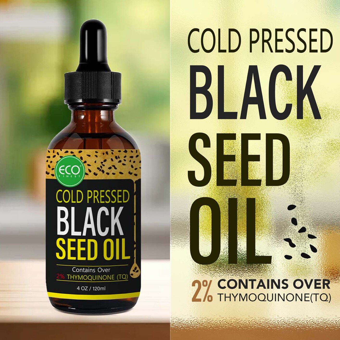 American Liquid Black Seed Oil, Black Cumin Seed Oil w thumbnail 2