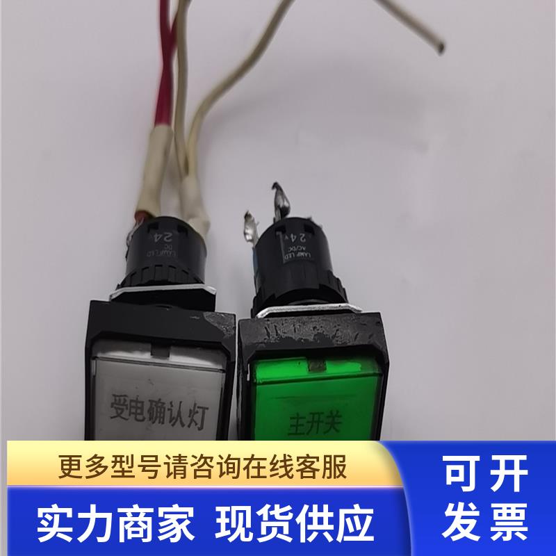 IDEC和泉按钮指示灯DC24V带灯AL6-P白色 AL6-A 绿色 实拍 现货