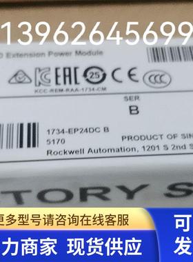 AB罗克韦尔1734-EP24DC  正品 PLC控制器 1734EP24DC全新实物照
