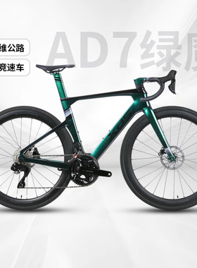 喜德盛公路自行车AD7碳纤维双控油刹24速竞赛破风车