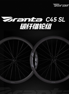 喜德盛BRANTA C45 SL700C碳纤维轮组700C公路圈辐条刹框高45