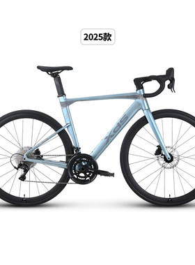 喜德盛公路自行车2025款AD300油碟X6铝架2x10速中空一体牙盘桶轴