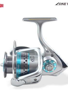 RYOBI LONE WOLF 2500/3500/5500型纺车轮金属海钓矶钓远投路亚渔