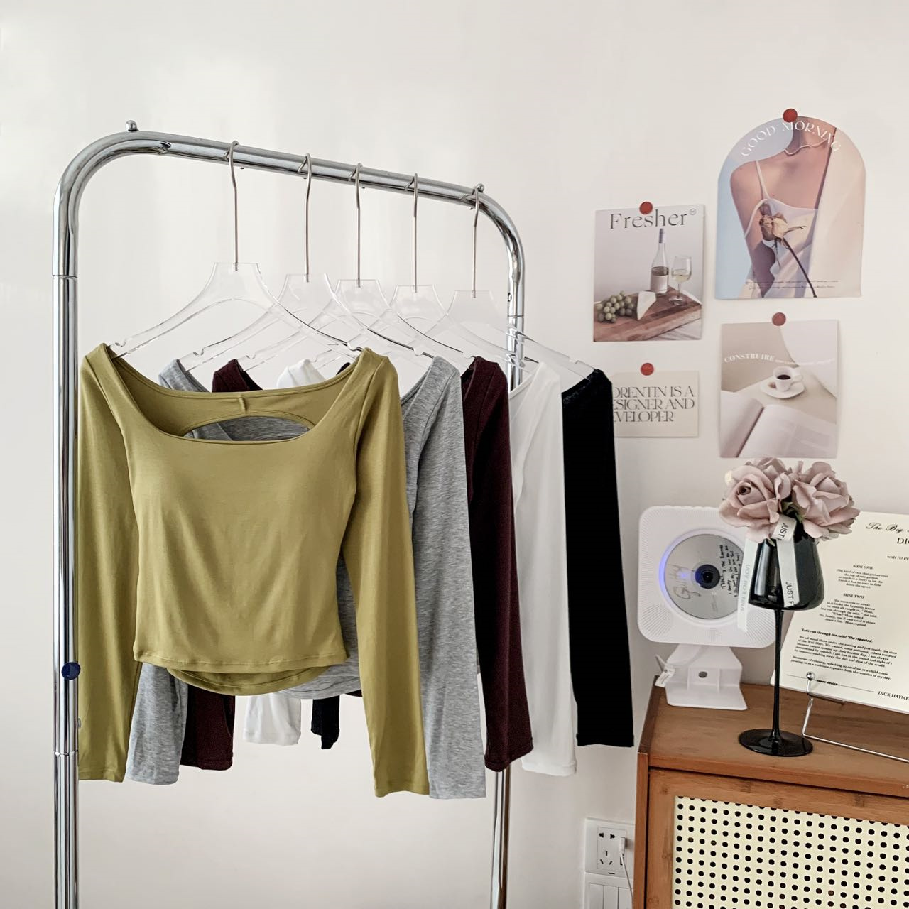 纯欲甜辣妹y2k性感露背上衣女秋