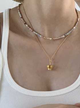 气质小众梦幻粉紫色极光碎银子