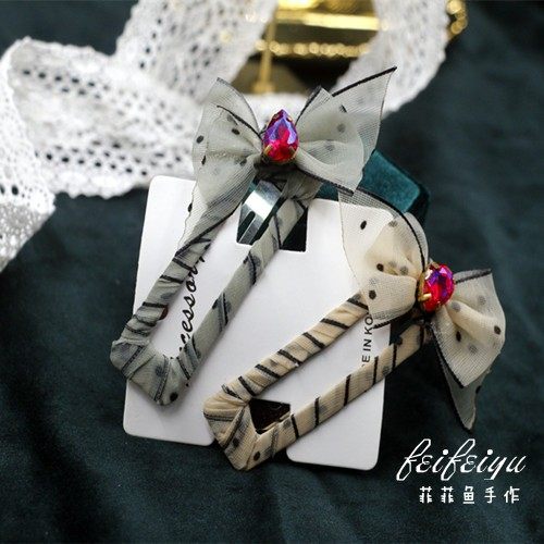 蝴蝶结刘海夹子  简约日韩边夹 发卡 头饰 发饰 网红水滴一字夹bb,饰品/流行首饰/时尚饰品新,发饰,淘宝优惠券,粉丝福利购,淘宝优惠卷