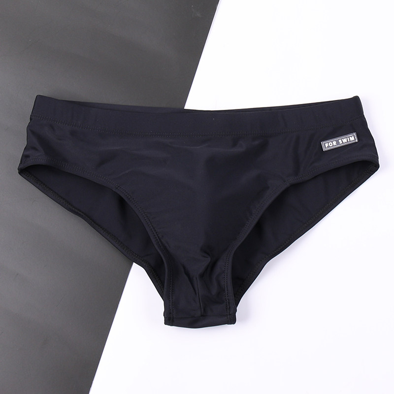 三角泳裤海边性感男比基尼 防尴尬男士泳衣 度假温泉带内罩游泳衣