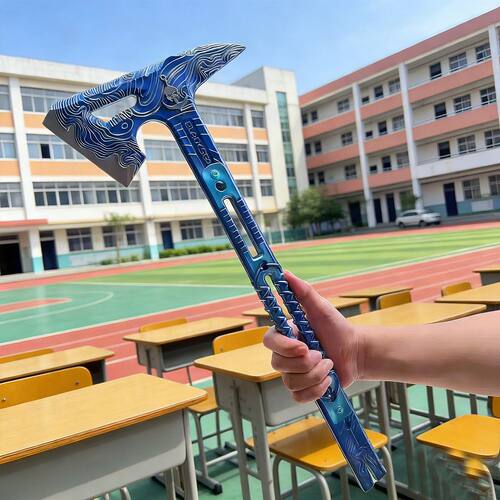 三角洲行动游戏周边大号软胶黑海战斧近战武器手金斧头游戏模型