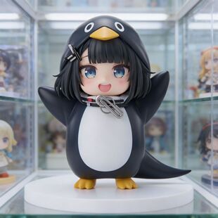 咕咕嘎嘎-小企鹅【S+顶配版】管理员企鹅手办模型摆件生日礼物