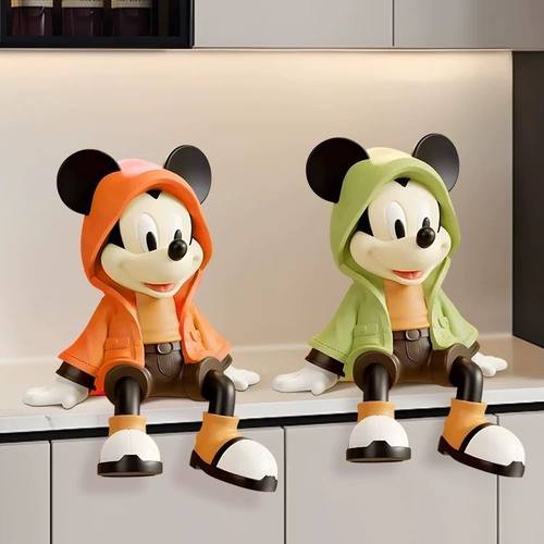 坐姿酒柜入户电视柜客厅玄关桌面摆件创意轻奢家居装饰品米奇