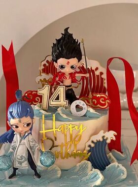 热卖新款哪吒之魔童闹海立体网红同款手办摆件电影周边装饰摆件