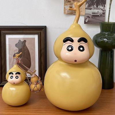 爆款蜡笔小新葫芦超大客厅古风桌面摆件手办卡通室内装饰高配钥匙