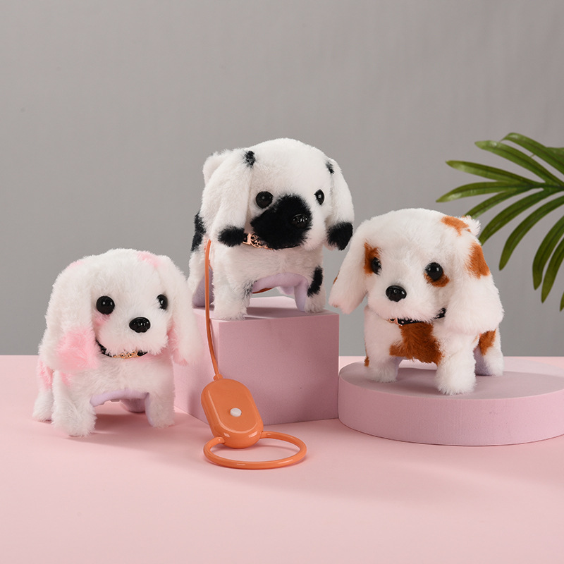 毛绒电动玩具小狗仿真会走叫