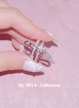 双层别针星星·辣妹感幸运戒指~