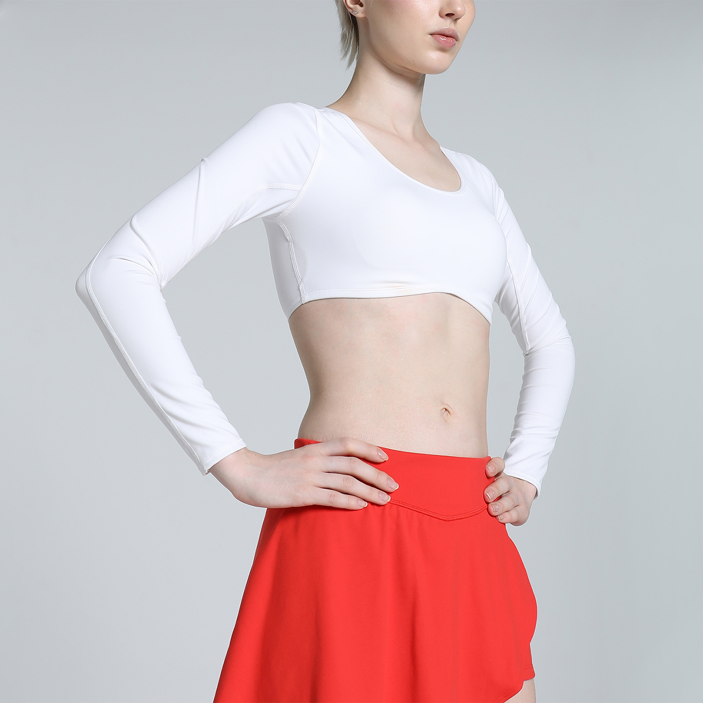 彪马女装训练运动长袖T恤