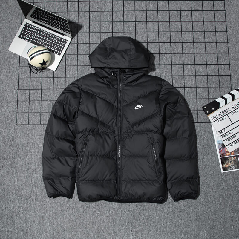 Nike耐克羽绒服男2024新款运动服休闲防风保暖连帽外套FB8178-010-封面