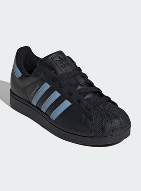 Adidas阿迪达斯三叶草男女鞋26新款SUPERSTAR II贝壳头板鞋JS1338