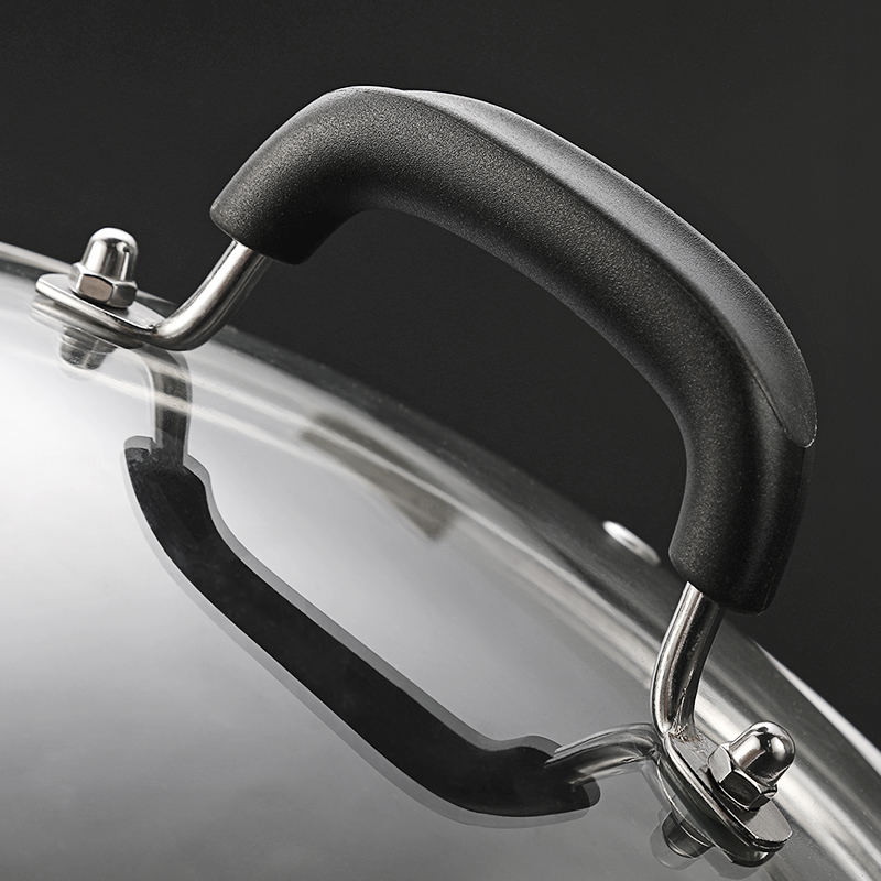 双孔炒菜锅盖把手顶盖