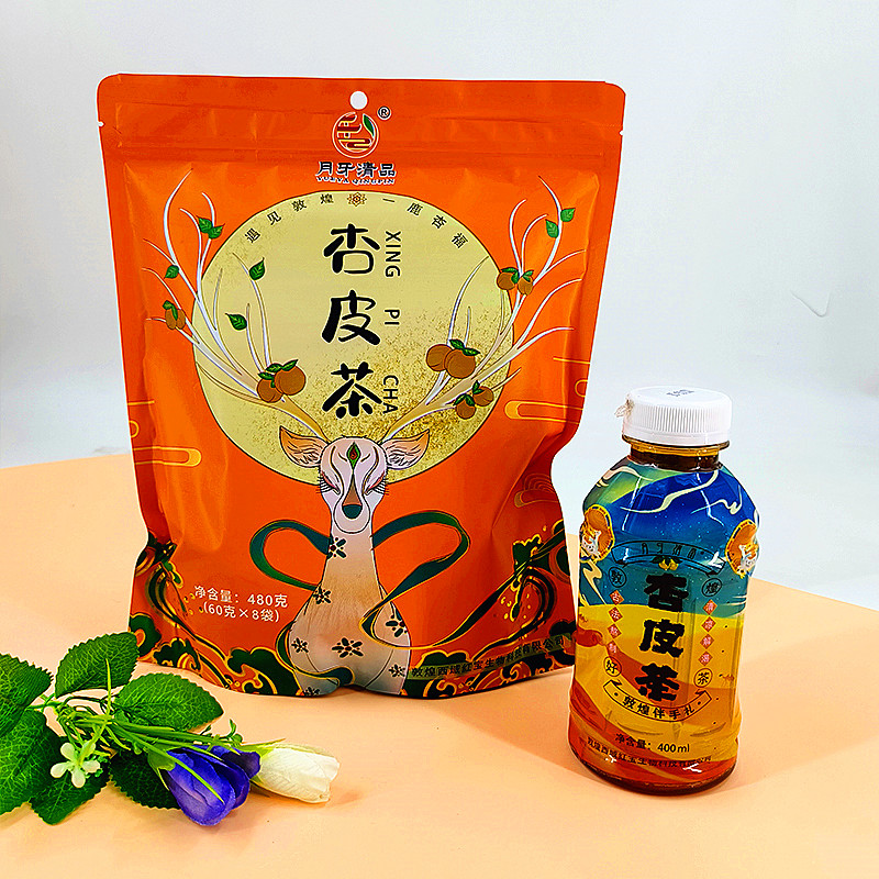 月牙清品480克花果茶杏皮茶原料