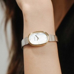 美国代购BREDA新款Jane椭圆复古简约时尚石英腕表小表盘女表现货