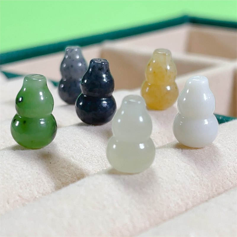 和田玉多宝福禄葫芦diy散珠保真