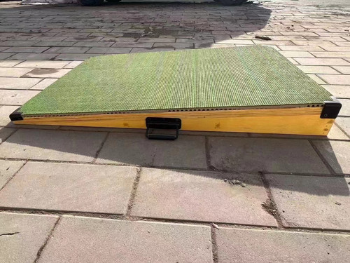 田径实木斜跳板 踏跳板（1.2*1*0.1m）定制各种规格跳板