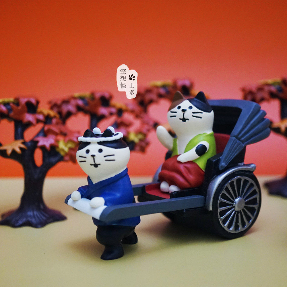 日式风红叶小偷柚子温泉黄包车