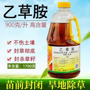 乙草铵农药乙草胺花生乙草氨玉米药材苗前封地乙草安封闭药除草剂