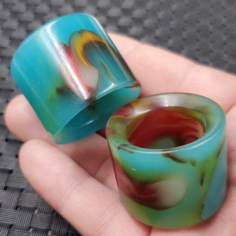 新款仿天然玉石扳指彩色仿玉石扳指饰品扳指大号指环饰品指环,珠宝/钻石/翡翠,手饰,淘宝优惠券,粉丝福利购,淘宝优惠卷