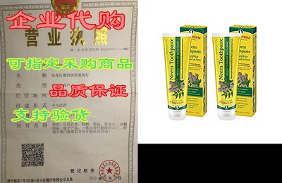 TheraNeem Neem Therape Toothpaste， Mint | Supports Health