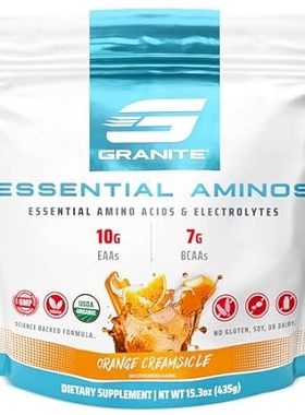 Granite 7g BCAA Powder with Electrolytes | 10g of Essenti