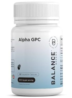 Alpha GPC Choline Supplement 600mg – 120 Vegetable Capsul