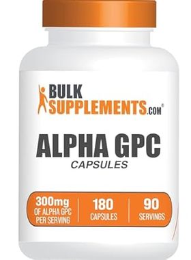BulkSupplements.com Alpha GPC Capsules - Acetylcholine Su