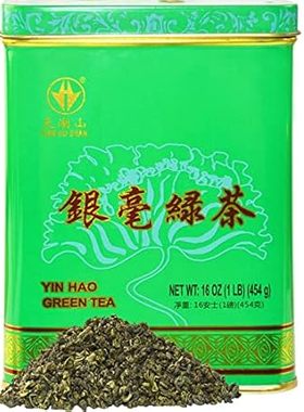 TIAN HU SHAN Premium Green Tea Loose Leaf 16 Ounce (454g)