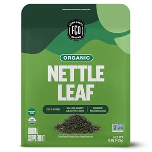 FGO Organic Nettle Leaf Loose Tea, Resealable Kraft Bag,