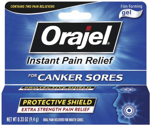 orajel film-forming canker sore gel 0.33 oz