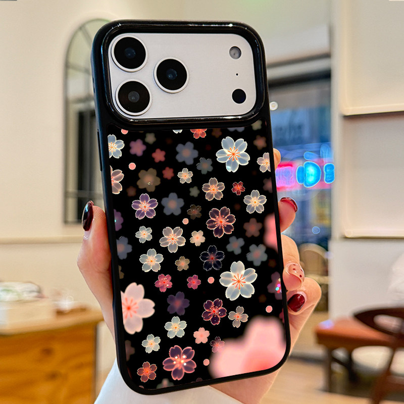 梅花纷纷iPhone17promax磁吸手机壳16适用于苹果15pro轻奢14plus高档时尚13promax浮世绘华为mate80保护套70