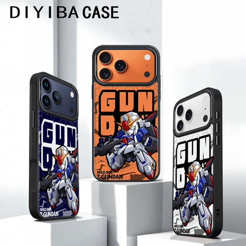 机甲高达iPhone17promax磁吸手机壳16适用于苹果15pro防摔14创意个性13华为mate80保护壳12卡通15小米17pro