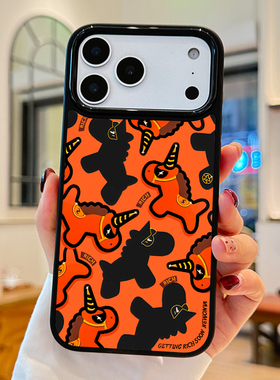 马年限定iPhone17promax磁吸手机壳16适用于苹果15pro红色14plus新年黑橙小马卡通13promax华为mate80保护壳