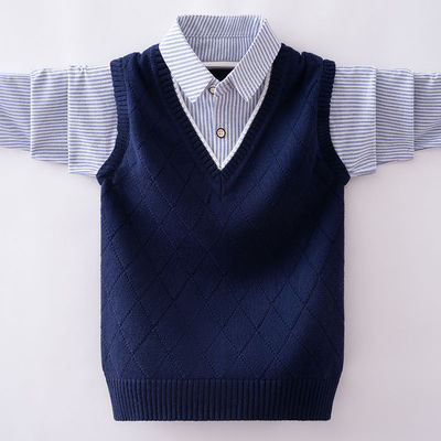 男童毛衣秋冬新款学院风